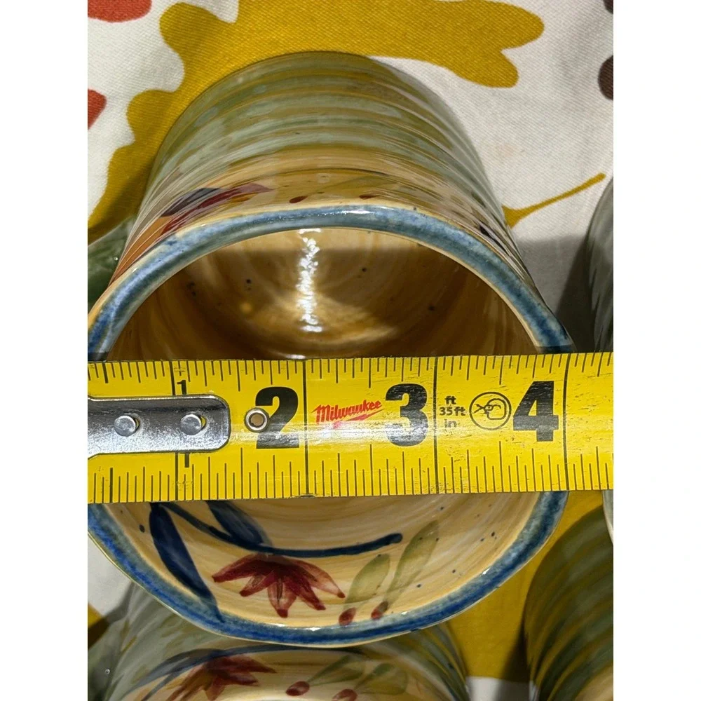 Pier 1 handpainted stoneware